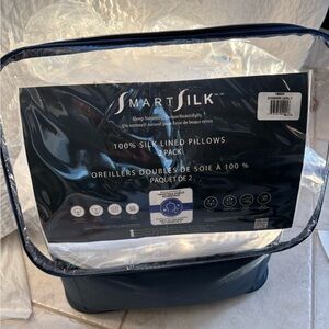 SmartSilk 100% Silk Lined Pillows - 2 Pack